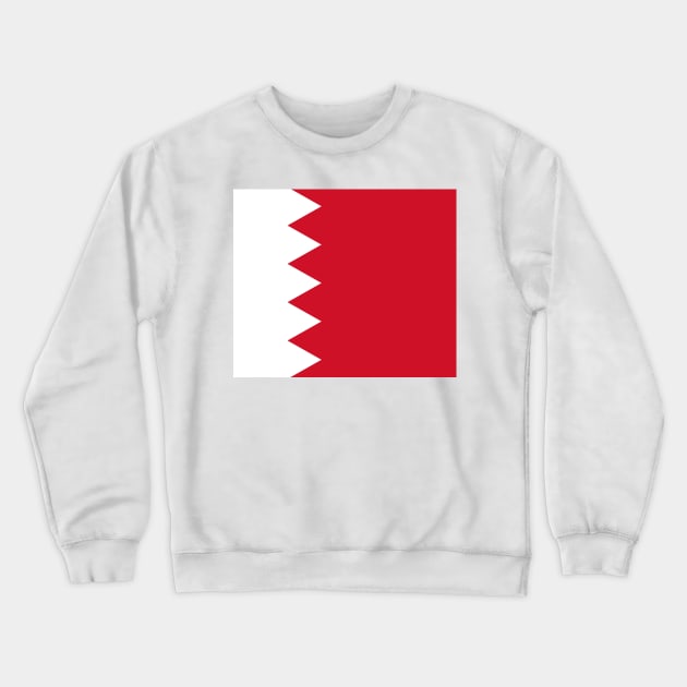 Flag of Bahrain Crewneck Sweatshirt by flag for all